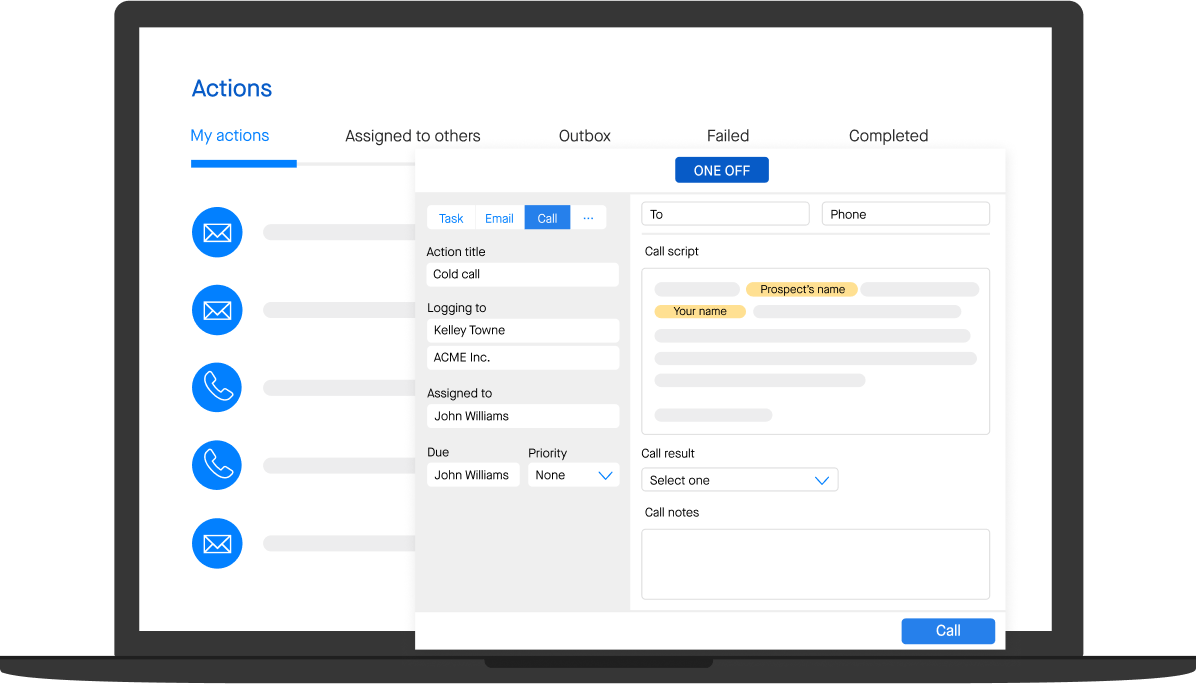 Sales outreach tools