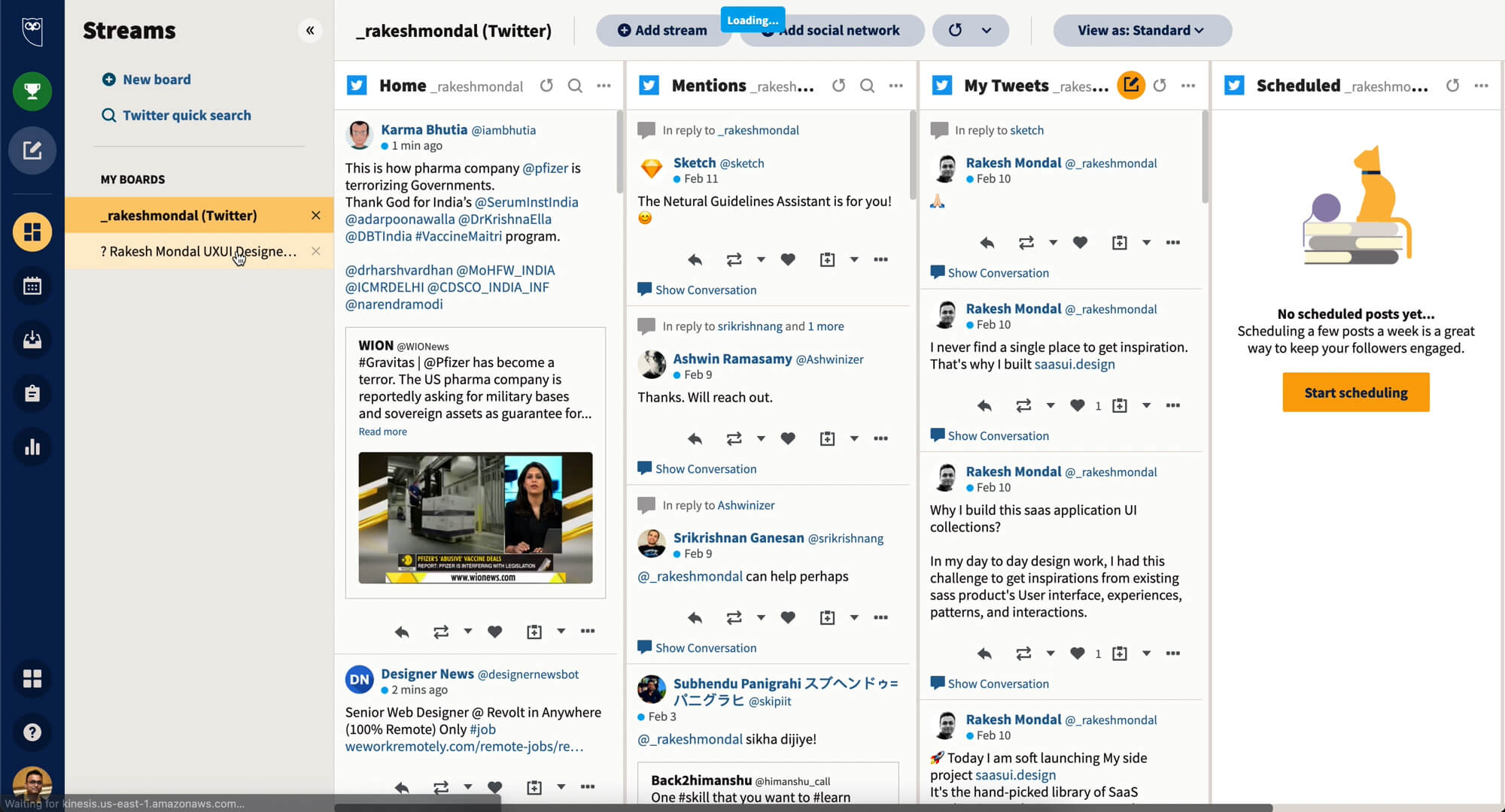 Social selling tools