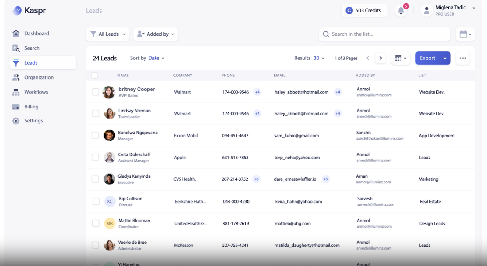 Social selling tools