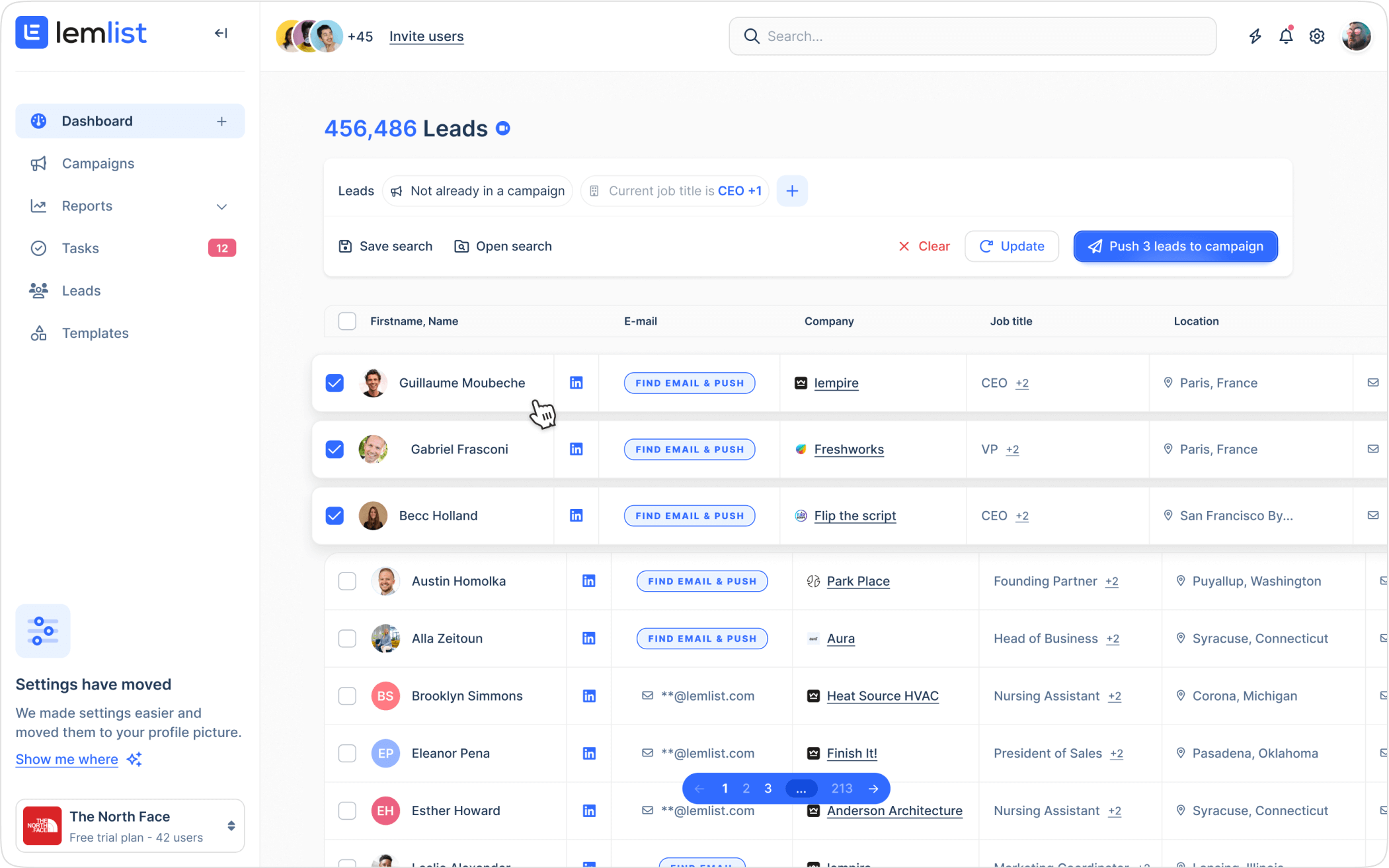 Sales outreach tools