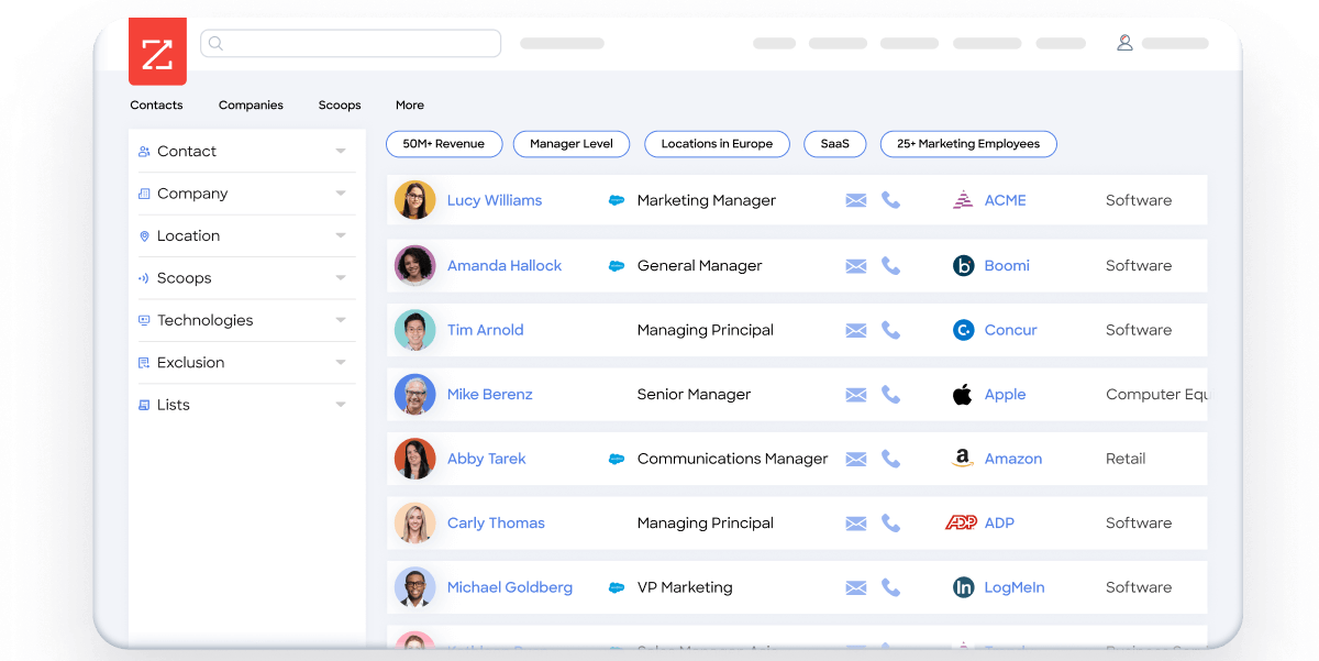 Social selling tools