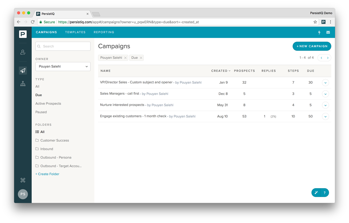Sales outreach tools