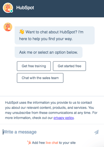 HubSpot Chatbot