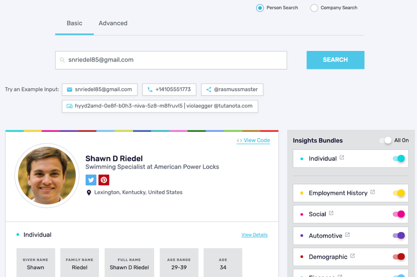 FullContact - lead enrichment tool pros and cons