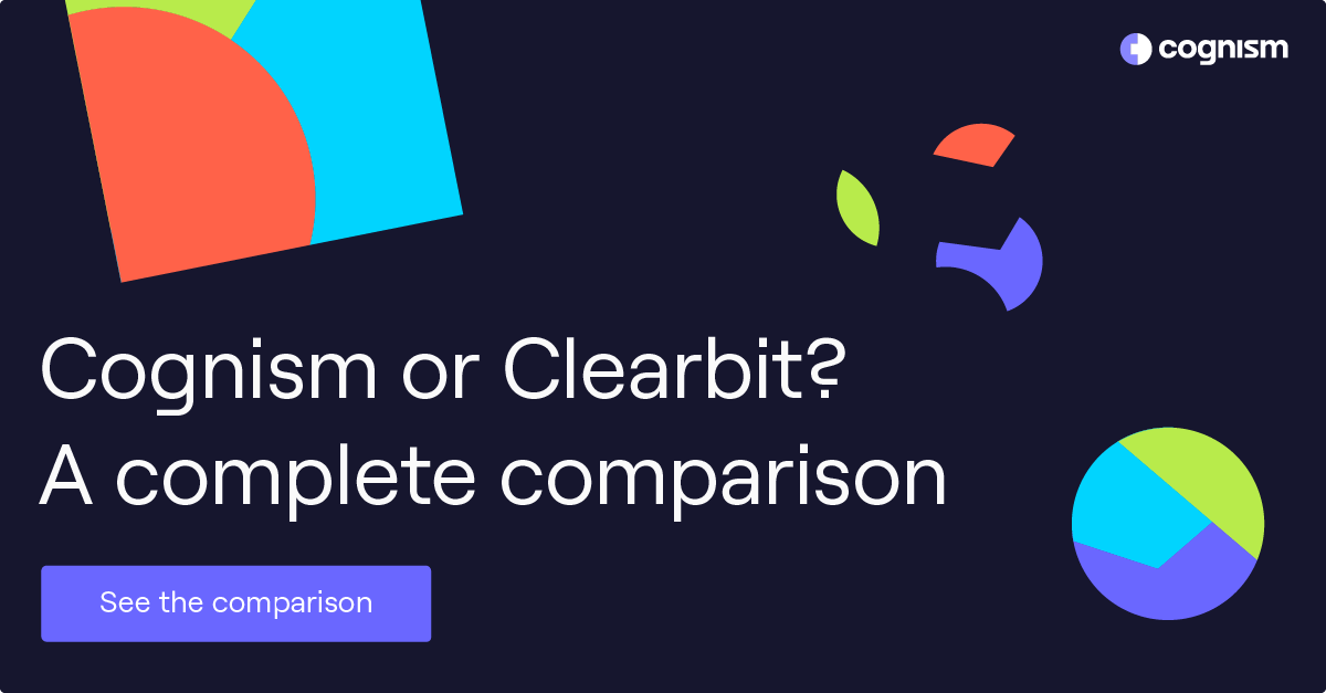 Comparing Cognism vs Clearbit in 2024