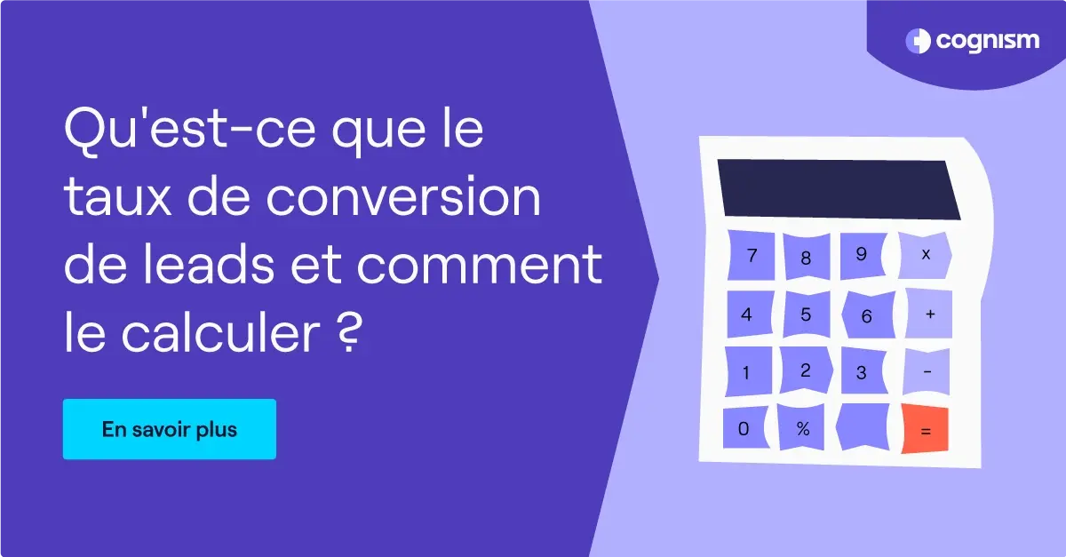Qu'est-ce qu'un bon taux de conversion de leads en vente B2B ?