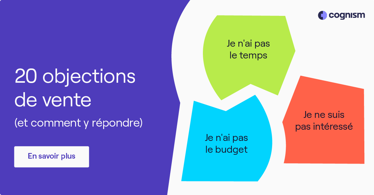 20 objections de vente courantes et comment y répondre