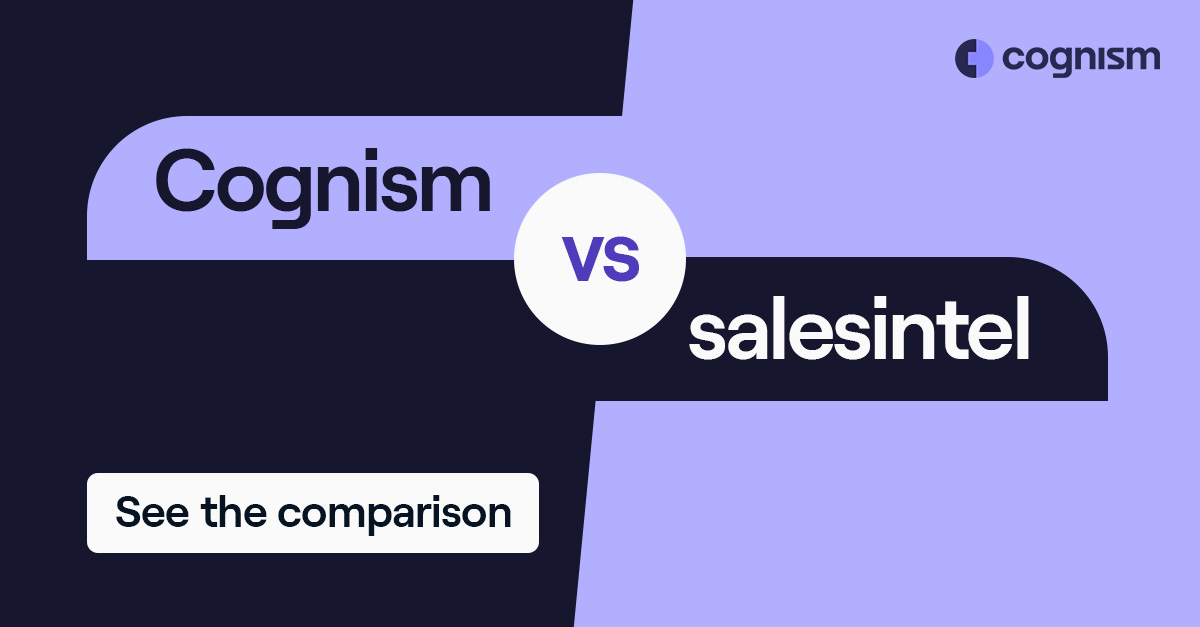 Comparing Cognism vs SalesIntel 