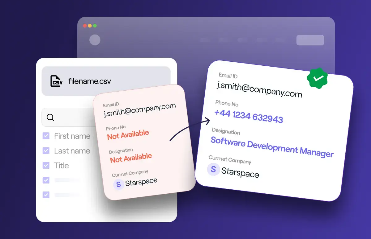 Resource card graphic for CSV enrichment