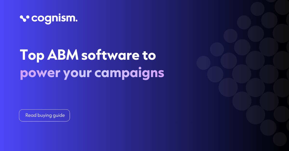 Top 17 Account Based Marketing Software: Compared (2026)