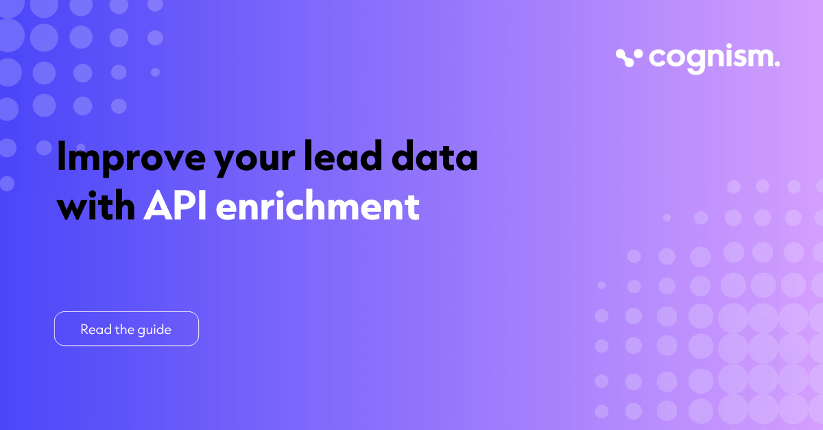 API Enrichment: Automate and Improve Your Lead Data