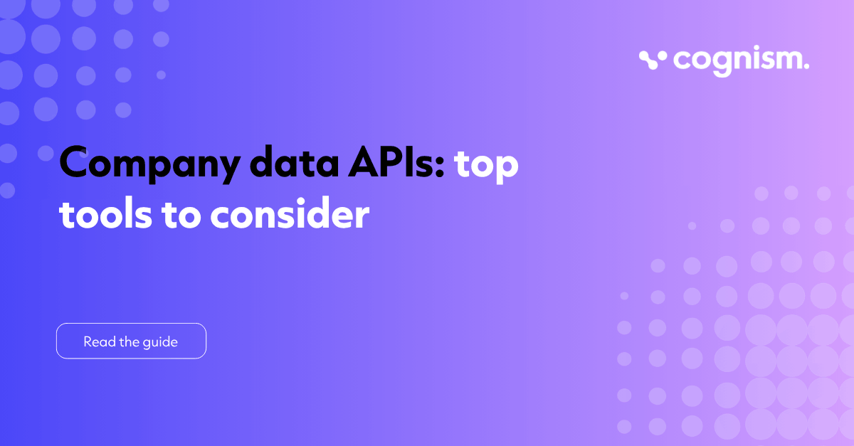 7 Best Company & Business Data APIs For Integration