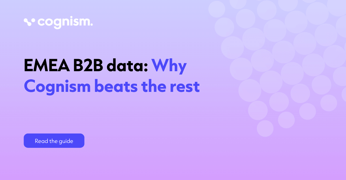 EMEA B2B Data: Why Cognism Beats ZoomInfo and Apollo.io