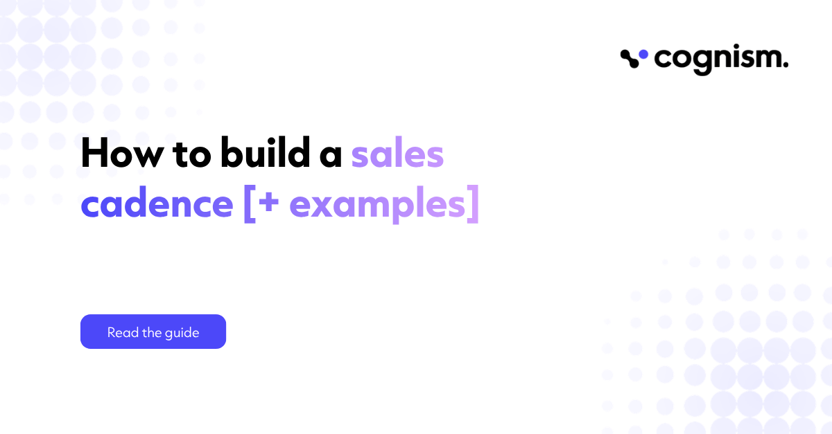 Sales cadence featured banner