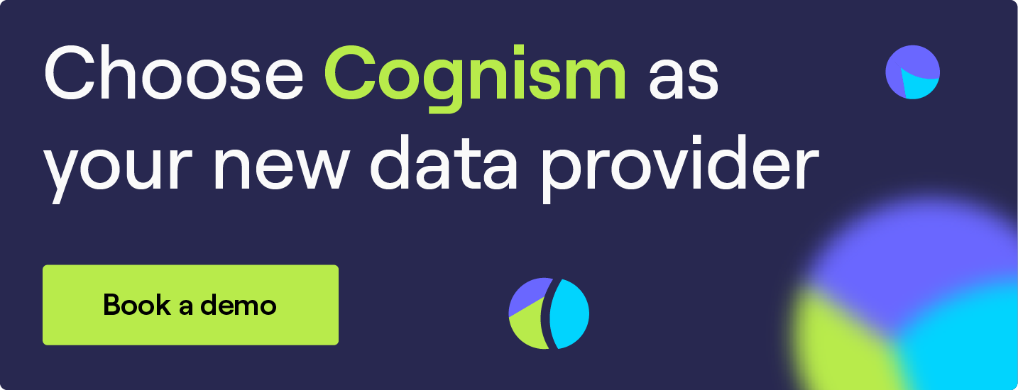 Choose Cognism as your new data provider. Click to book a demo. 