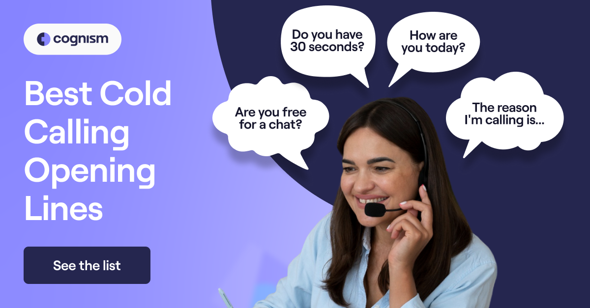 Cold calling opening lines