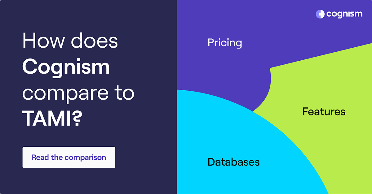 Comparing Cognism vs TAMI in 2024