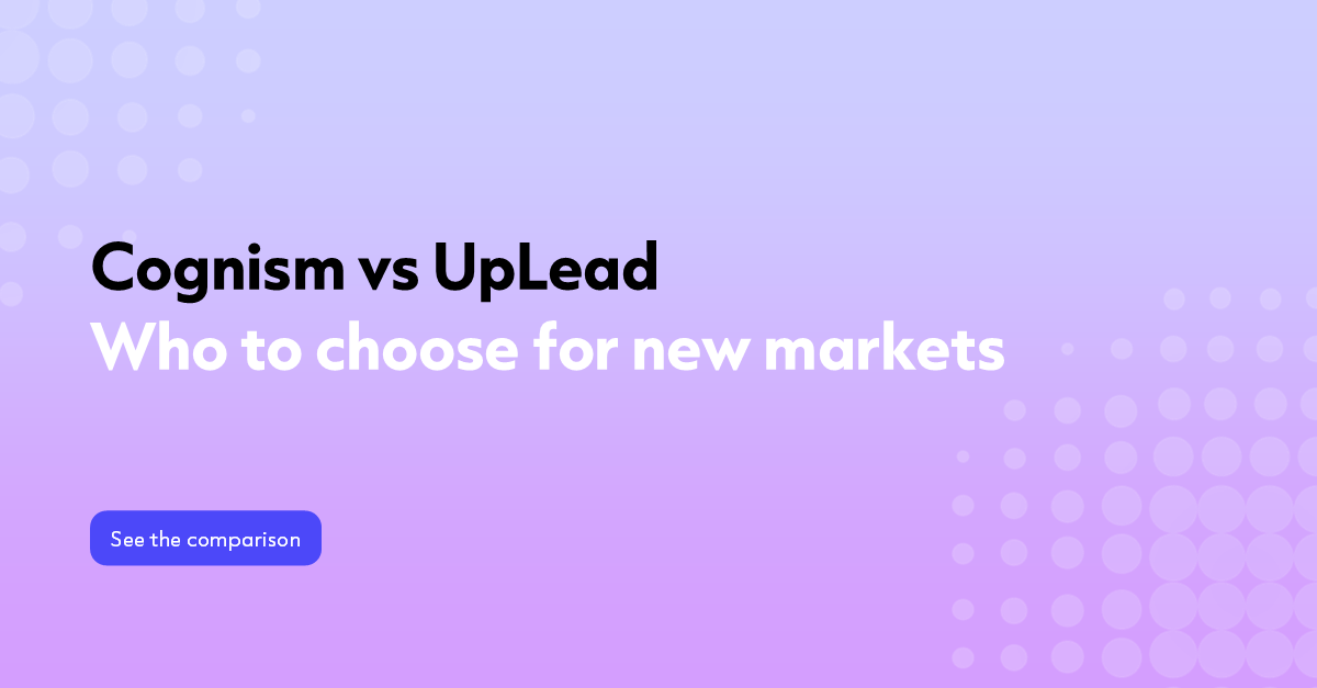 Comparing Cognism vs UpLead 