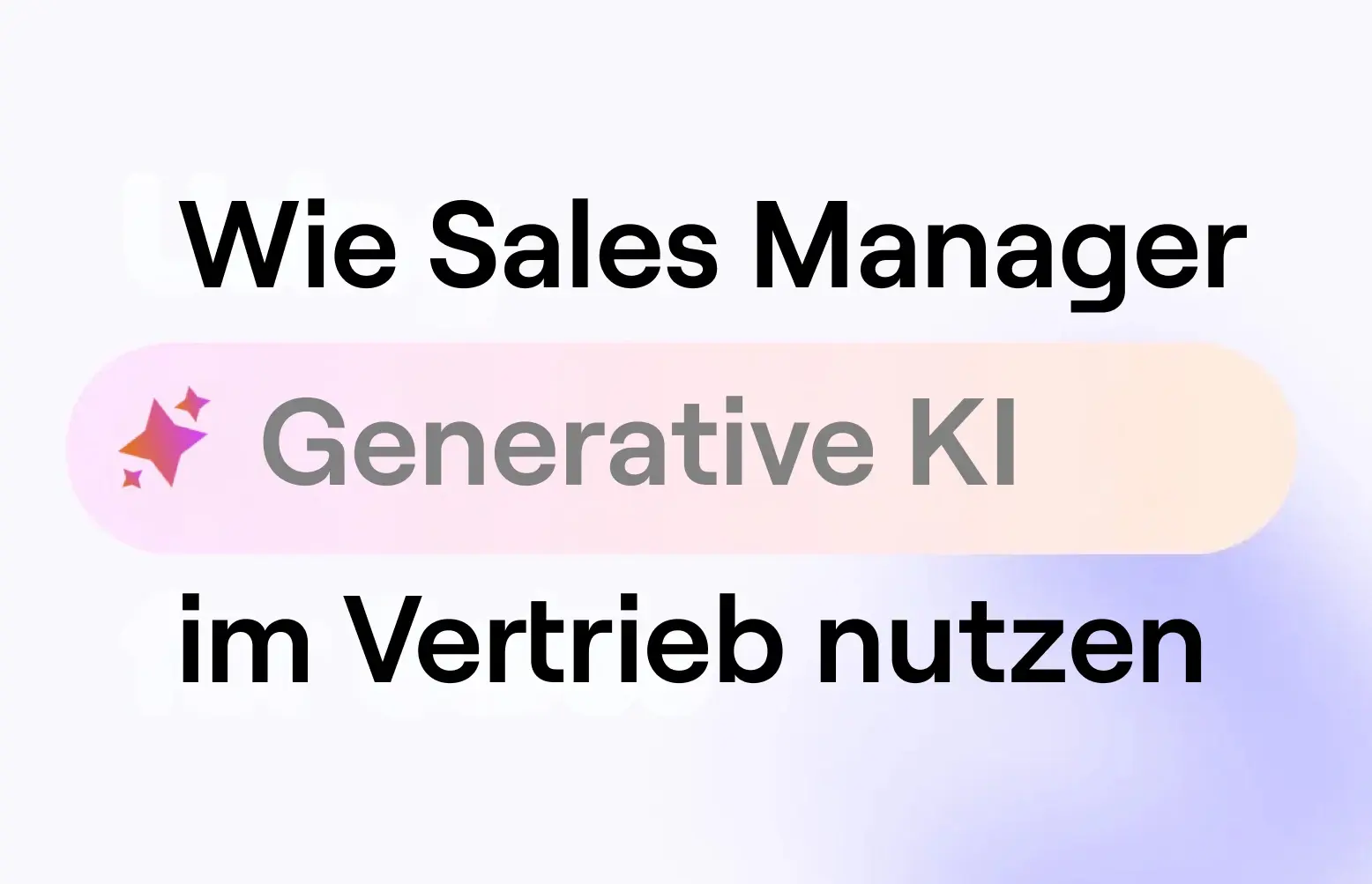 Resource Card - Generative KI - Sales Manager