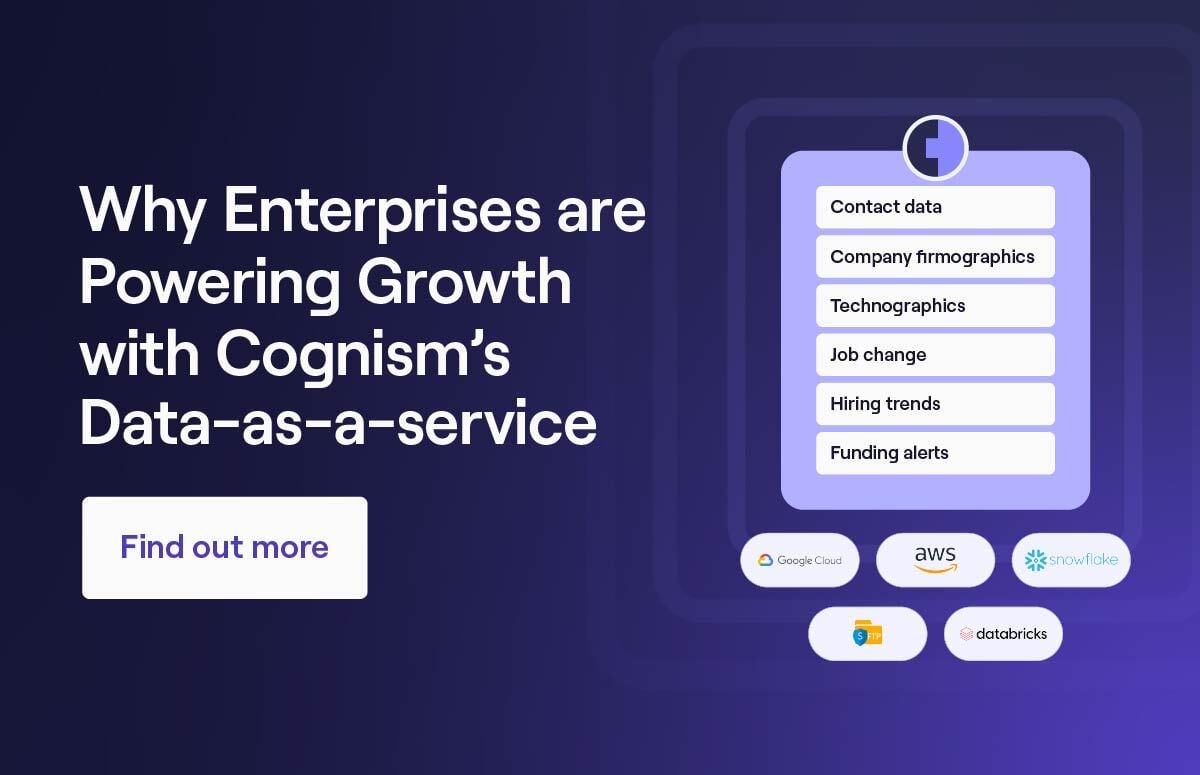 Cognism DaaS