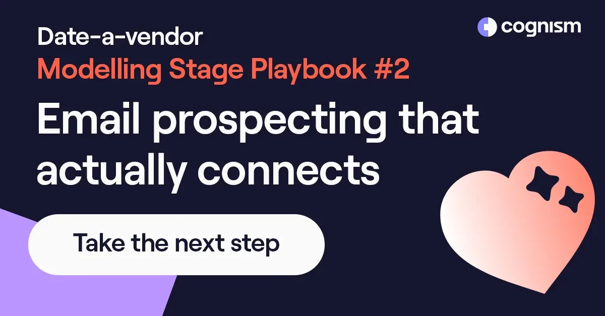 Modelling Stage Playbook #2: Email Prospecting That Actually Connects