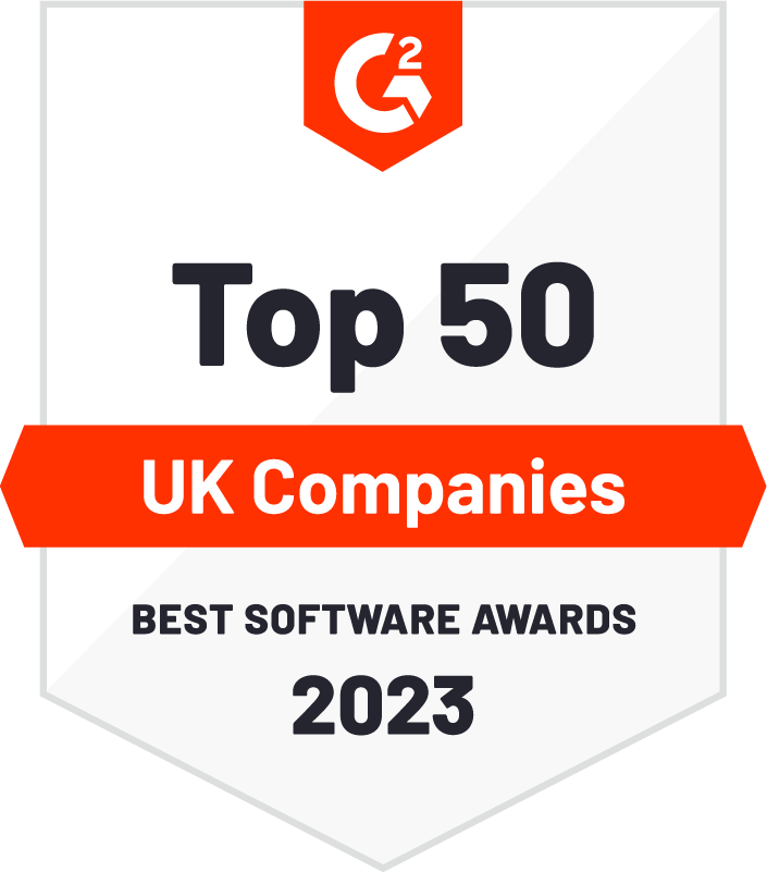 G2 Best Software 2023 Badge UK