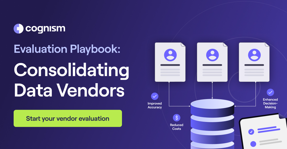 How To Consolidate Data Vendors To Save Costs