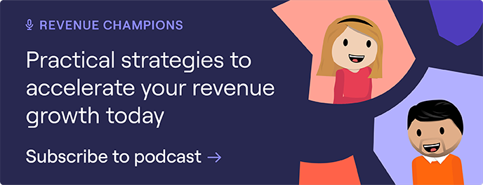 Listen to the best sales podcast of the year on Sounder. Click to subscribe to Revenue Champions by Cognism