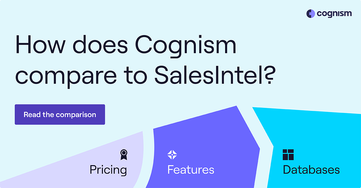 Comparing Cognism vs SalesIntel in 2023