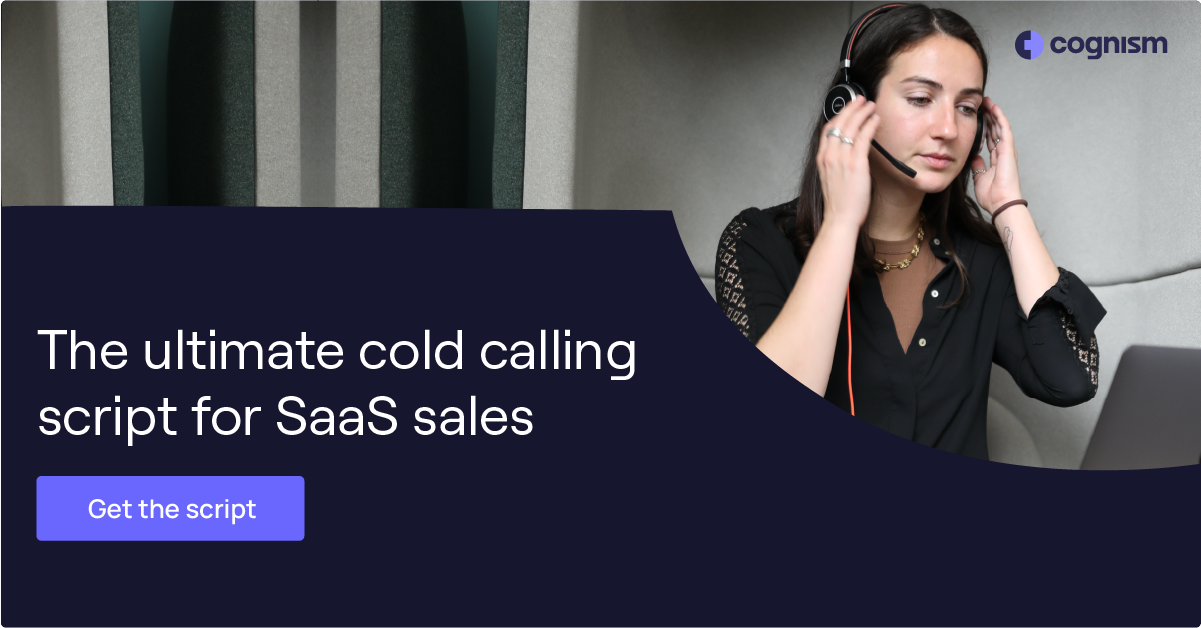 The ultimate cold calling script for SaaS sales
