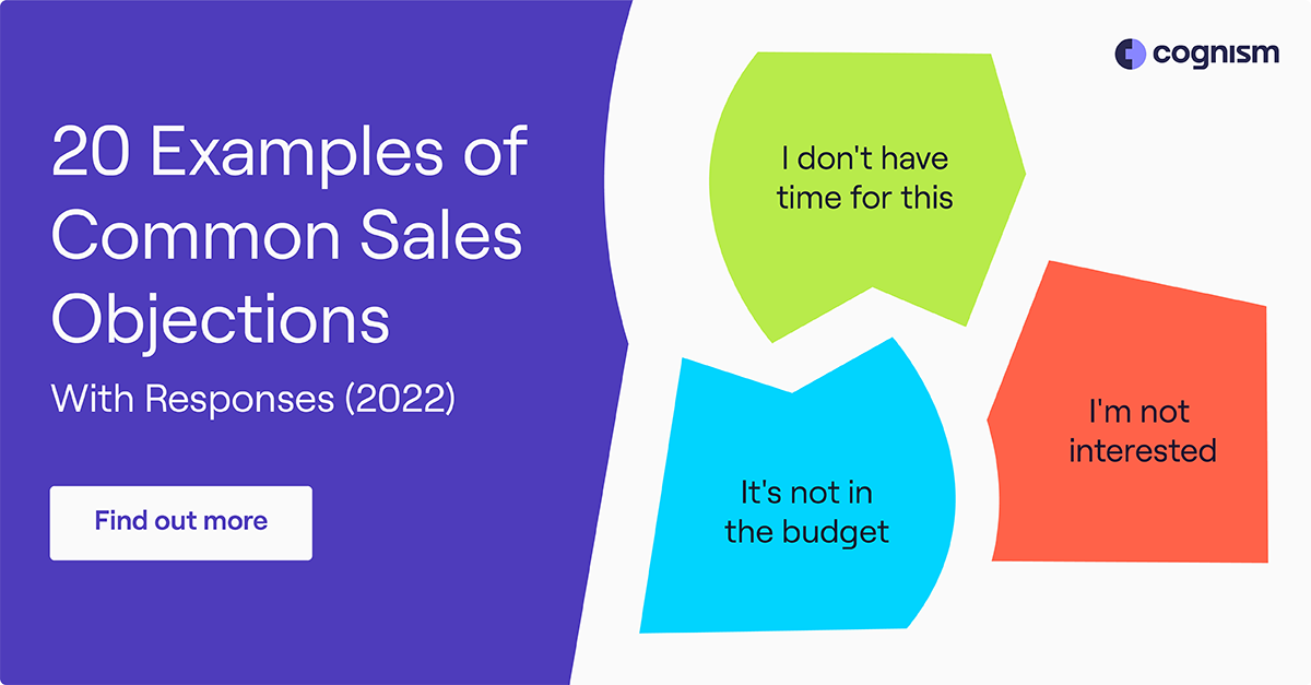 20 Examples of Common Sales Objections With Responses 